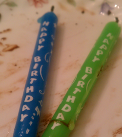 happy birthday candles for a birthday celebration #PreppyPlanner