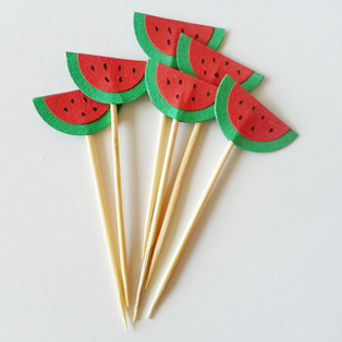 Watermelon Party Decorative Toothpicks #PrpepyPlanner