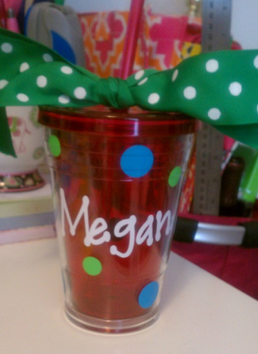 personalized cup finshed