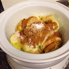 Fall Pinterest Recipes: Crockpot Baked Apples #PreppyPlanner