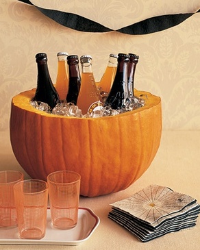 Ten Pumpkin Party Ideas - Drink Cooler #PreppyPlanner