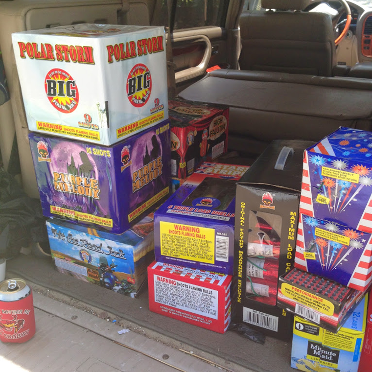 Our haul of fireworks ready for their one night only show #PreppyPlanner
