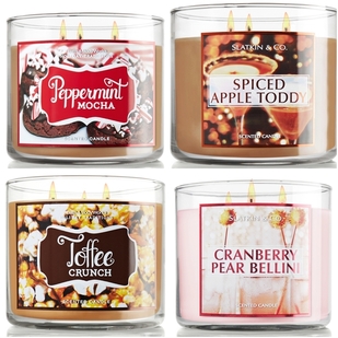 Holiday Hostess Gifts: Holiday candles make any room smell wonderful #PreppyPlanner