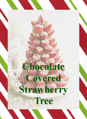 How to make your own Chocolate Covered Strawberry Tree #PreppyPlanner