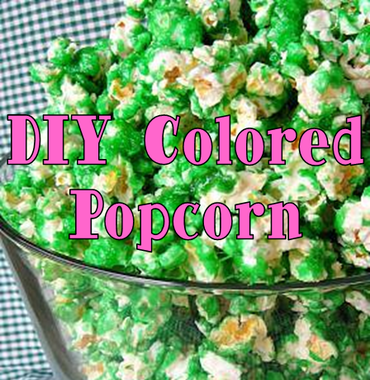 How to make your own Colored Popcorn #PreppyPlanner