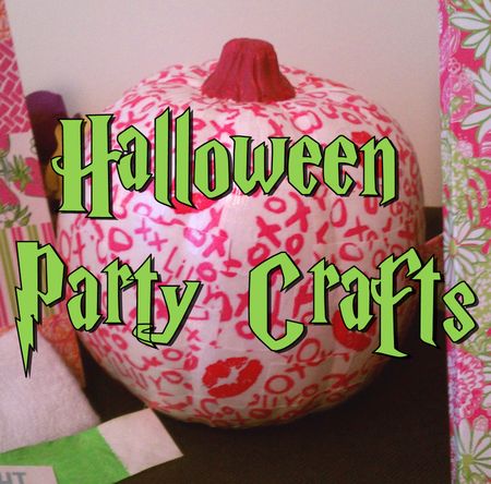 Halloween Party Crafts #PreppyPlanner