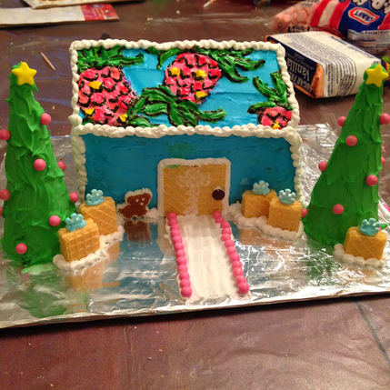 My Liily Themed Gingerbread House 2013 #PreppyPlanner
