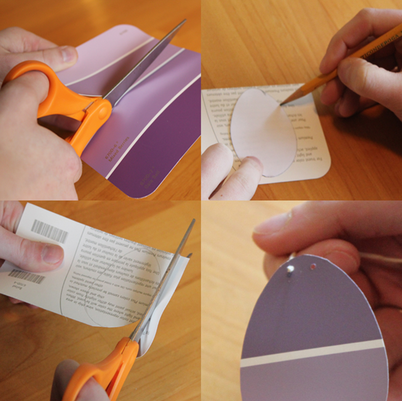 Easter Egg Paint Chip Banner: Great DIY Instructions #PreppyPlanner