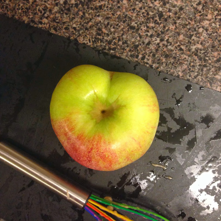 Apple Picking Adventure: I found a heart shaped apple #PreppyPlanner