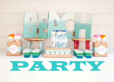 a beach party #PreppyPlanner