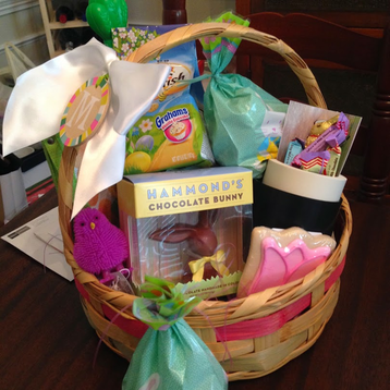 The Easter Bunny left me a basket filled with delicious goodies #PreppyPlanner