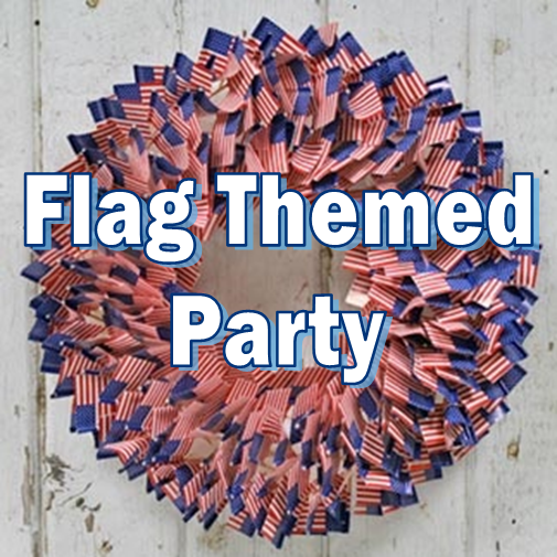 Fourth of July Flag Themed Party #PreppyPlanner