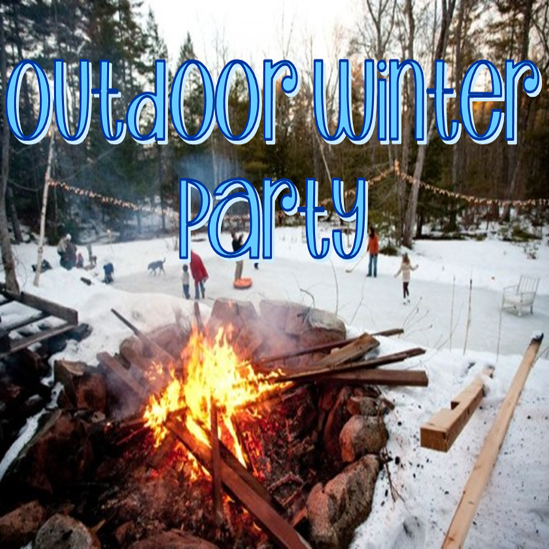 Outdoor Winter Party #PreppyPlanner