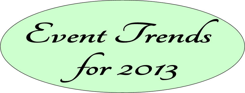 Tuesday Ten: Event Trends for 2013 part 1 #PreppyPlanner
