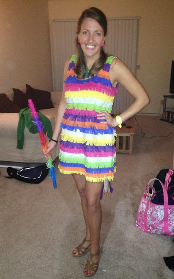 All decked out in my pinata Halloween costume #PreppyPlanner