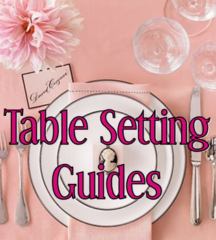 Wedding Wednesday: Table Setting Guides #PreppyPlanner
