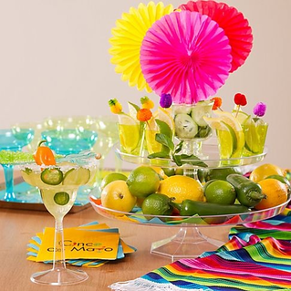 Cinco de Mayo Party: Bright Colored Drinks, don’t forget the lime wedge #PreppyPlanner