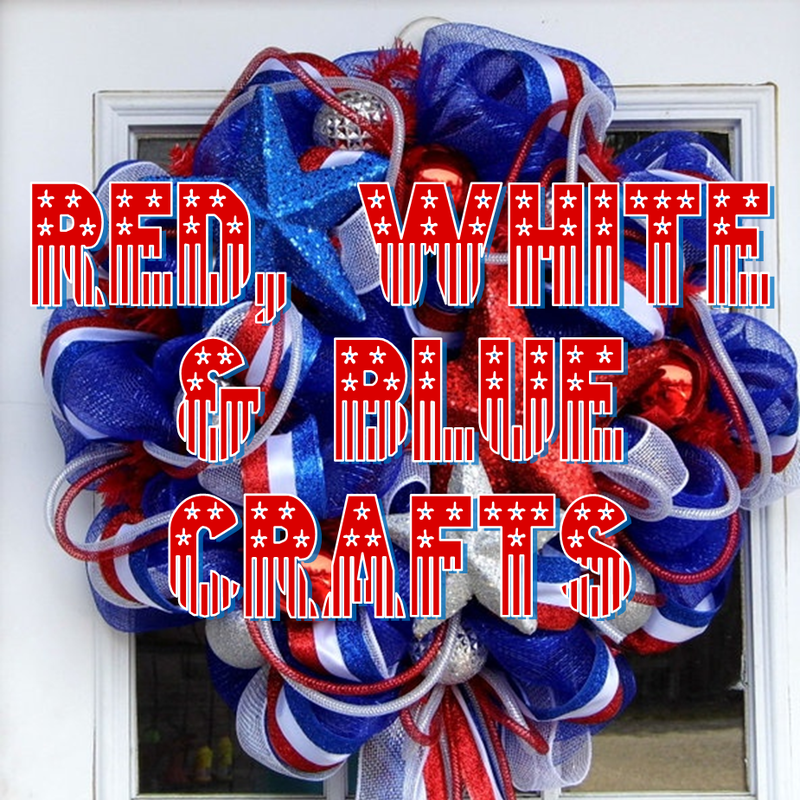 Red, White & Blue Party Crafts #PreppyPlanner