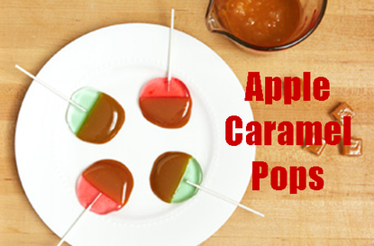 how-to on making your own apple caramel pops #PreppyPlanner