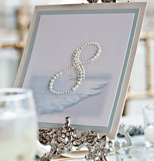 DIY shell table numbers for a beach themed wedding #PreppyPlanner
