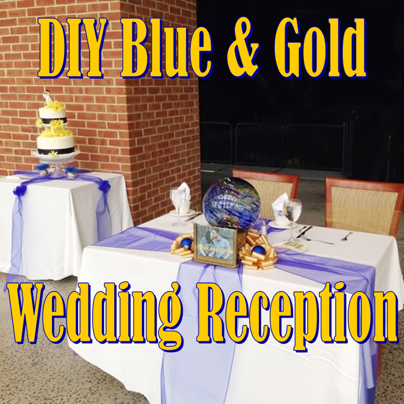 Weekend Recap: DIY Blue & Gold Wedding Reception #PreppyPlanner