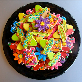 Cinco de Mayo Party: Bright Fiesta Cookies #PreppyPlanner