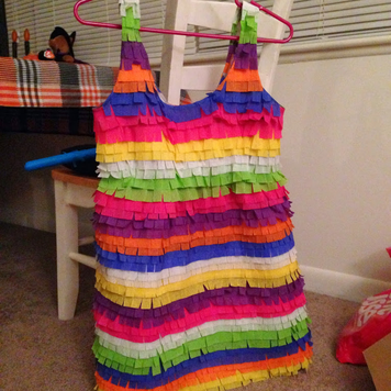 My Pinata Halloween Dress finished and ready to wear! #PreppyPlanner