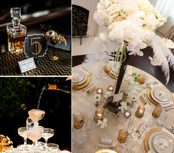 Popular Wedding Themes: Great Gatsby Glamour #PreppyPlanner