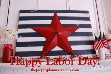 Happy Labor Day! #PreppyPlanner