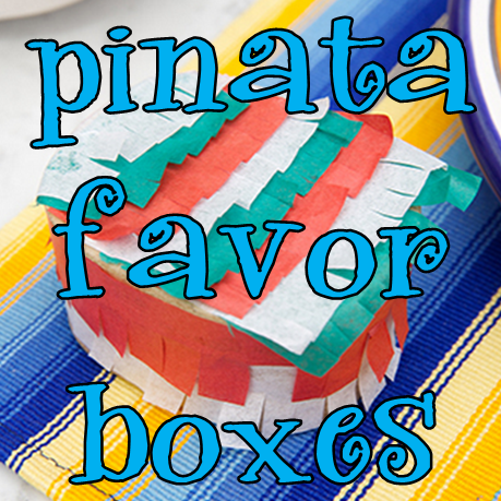 Pinata Favor Boxes #PreppyPlanner
