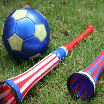 Soccer Party Craft: Make Your Own Stadium Horn #PreppyPlanner