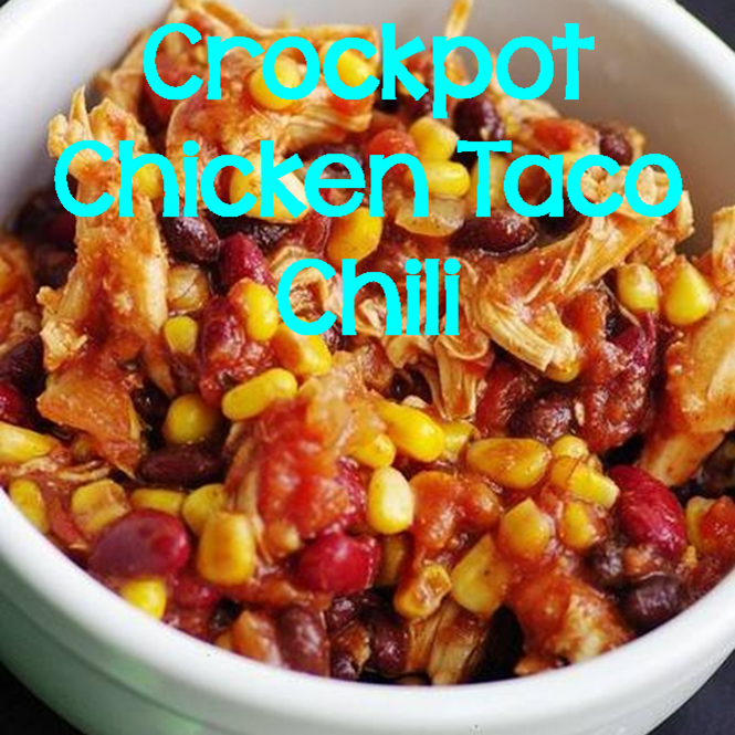 Crockpot Chicken Taco Chili #PreppyPlanner
