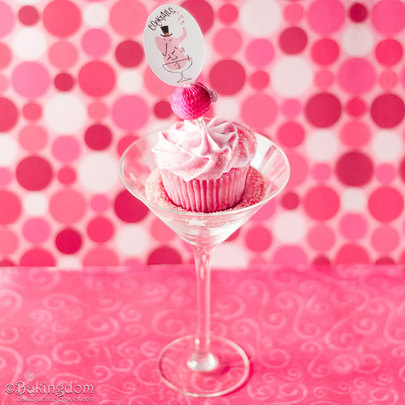 Bakingdom Cosmopolitan Cupcake