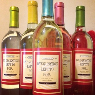 How to Get Your Girls: Make a Custom Wine Label for Their Favorite Wine #PreppyPlanner 