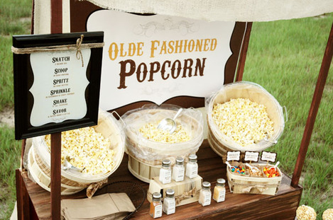 Popcorn Party: Rustic Theme #PreppyPlanner