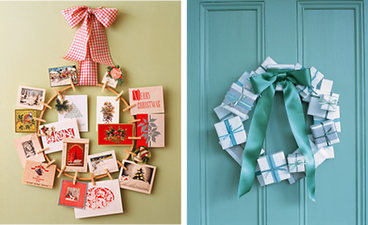 Holiday Decorations: Make or buy a wreath to decorate your front door #PreppyPlanner