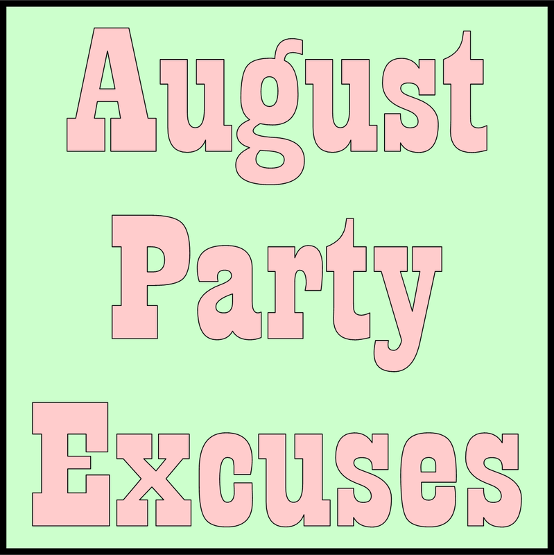 Tuesday Ten: August Party Excuses #PreppyPlanner