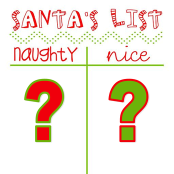 December Reasons to Party: December 4th is Santas' List Day #PreppyPlanner