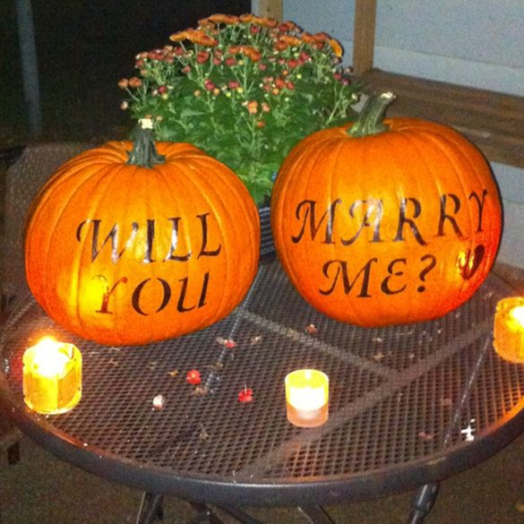 Proposal Ideas: In the fall use pumpkins to propose #PreppyPlanner