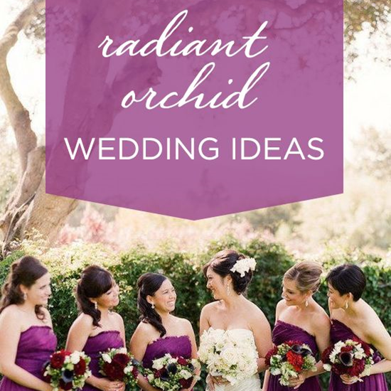 Wedding Wednesday: Radiant Orchid #PreppyPlanner