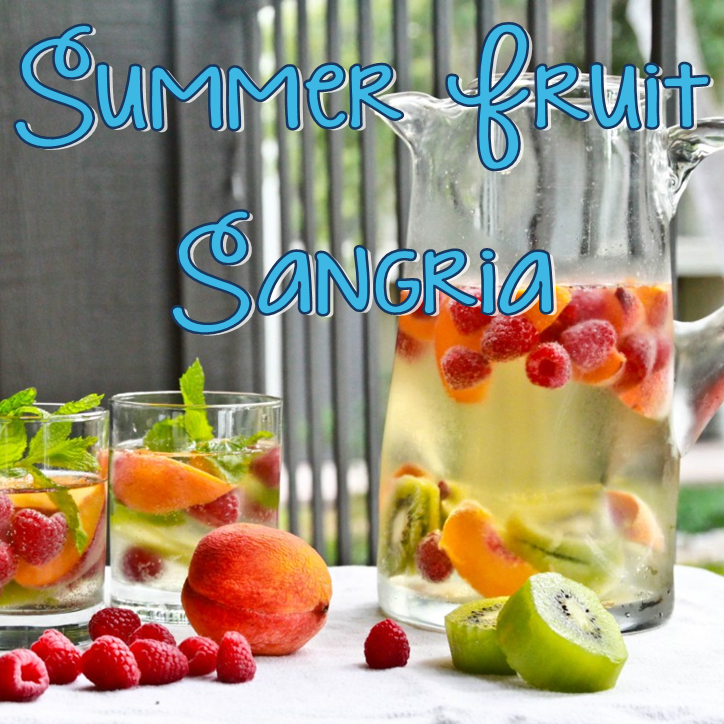 Summer Fruit Sangria #PreppyPlanner