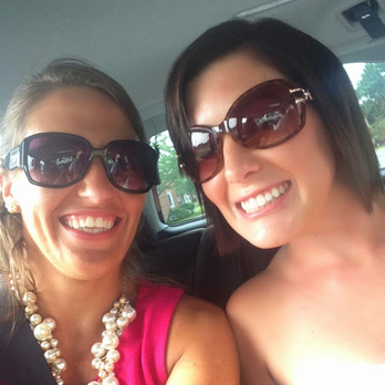 The bride and MOH on the way to the rehearsal #PreppyPlanner