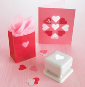 Valentine’s Sweetheart Wedding: get a little DIY crafty with a heart punch #PreppyPlanner