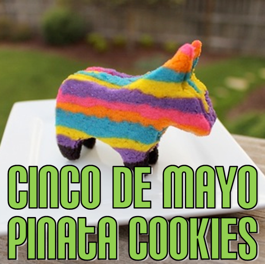 Cinco de Mayo Pinata Cookies #PreppyPlanner