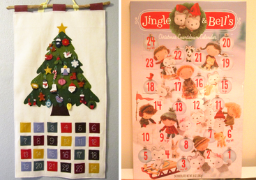 Holiday Decorations: Have an advent calendar to count down the days till Christmas #PreppyPlanner