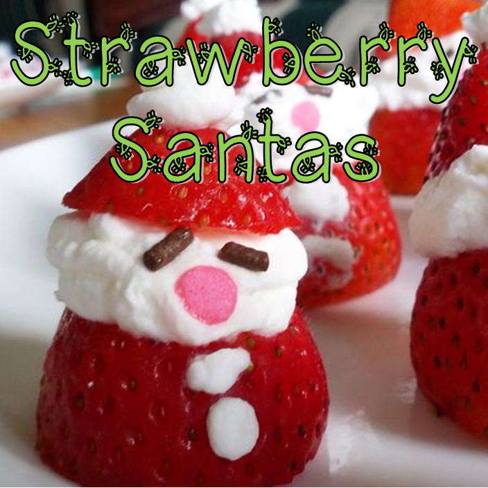 Christmas in July: Strawberry Santas #PreppyPlanner