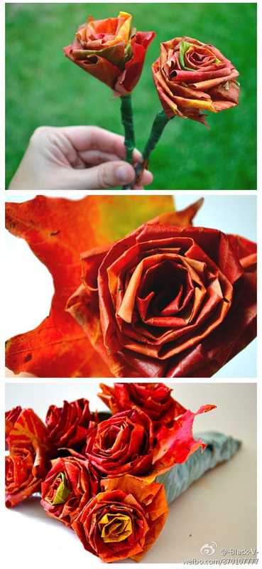 DIY on how to make your leaf floral bouquet #PreppyPlanner