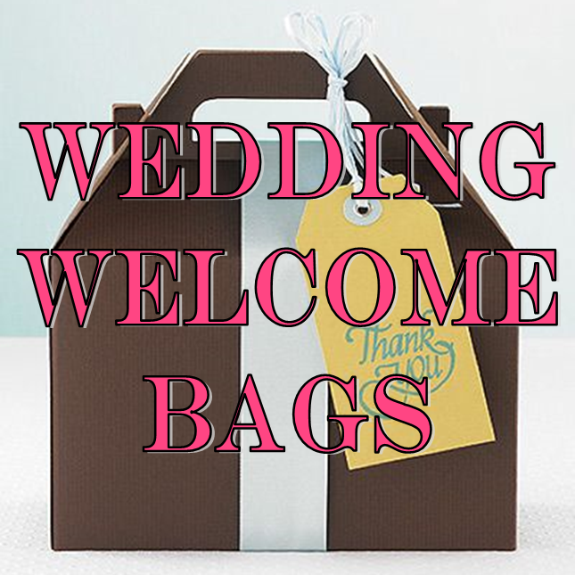 Wedding Wednesday: Welcome Bags #PreppyPlanner