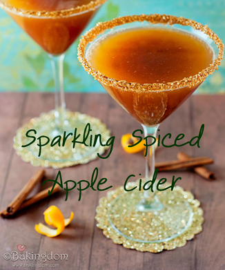 Thanksgiving Treats: Sparkling Spiced Apple Cider #PreppyPlanner