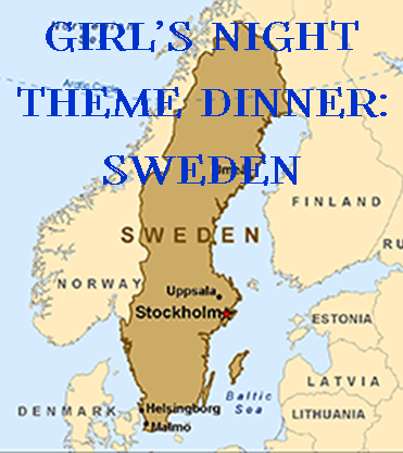 Monthly Theme Dinner: Sweden #PreppyPlanner